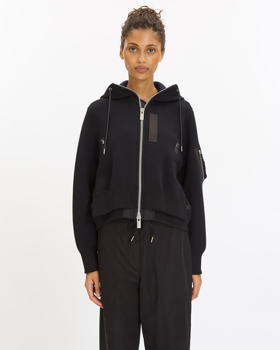 ジャケット・アウター 24AW Nylon Twill x Sponge Sweat Hoodie Sacai Sponge Sweat x Nylon Twill Hoodie | Nordstrom