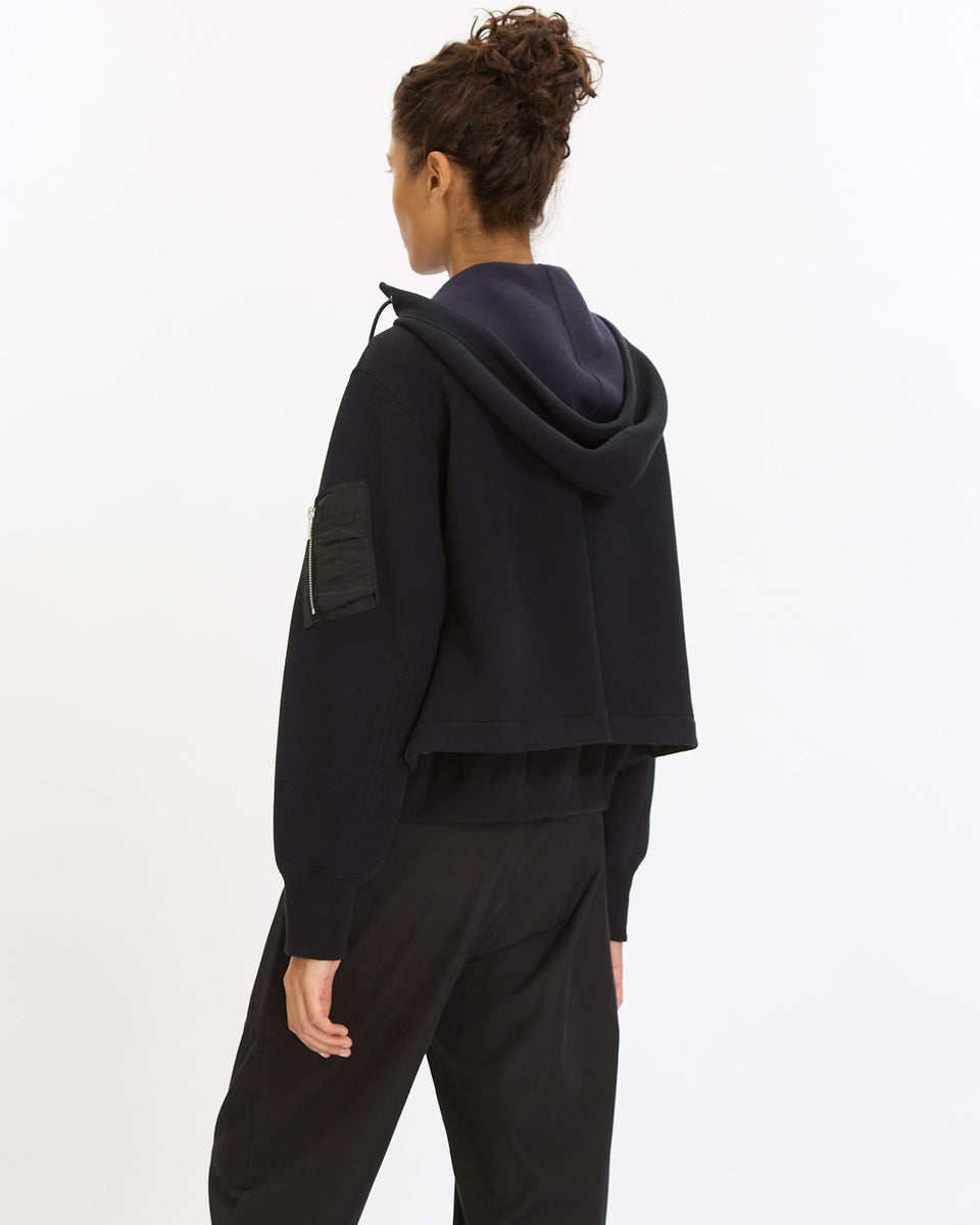 トップス sacai Sponge Sweat x Nylon Twill Hoodie Sponge Sweat x Nylon Twill Hoodie – 119 Corbo