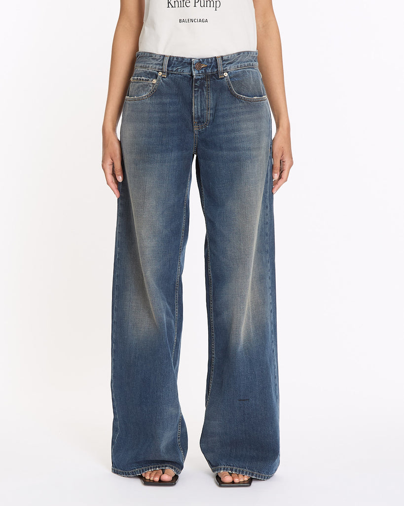 Balenciaga Wide Leg Baggy Pant