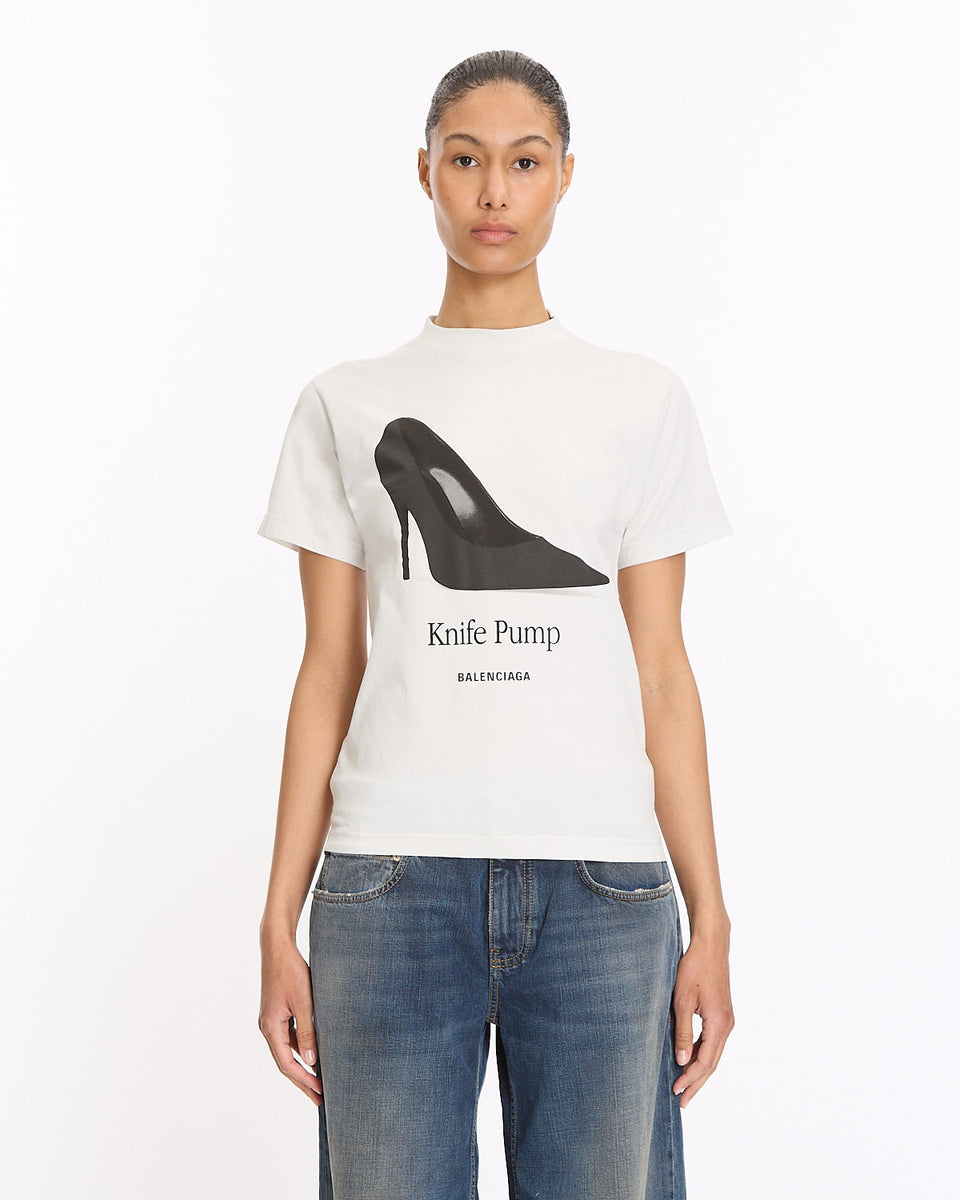関税送料込★BALENCIAGA Knife Pump Tシャツ Knife Pump T-Shirt – 119 Corbo