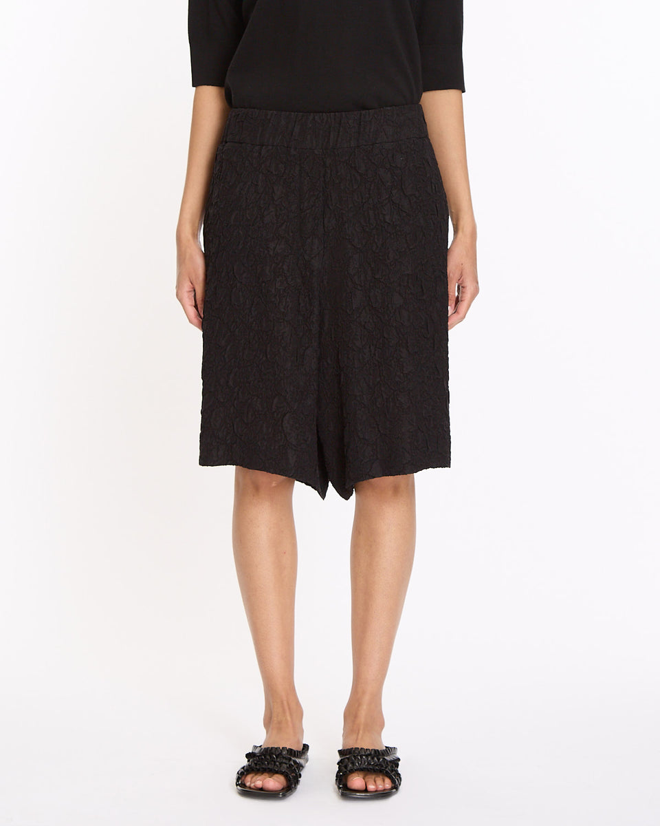 【送料&関税込】Dries Van Noten Pomy Bis Bermuda Shorts Black pomy bis shorts Dries van noten - women - DRIES VAN