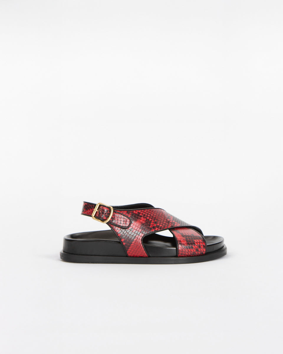 Snake Print Sandal – 119 Corbo