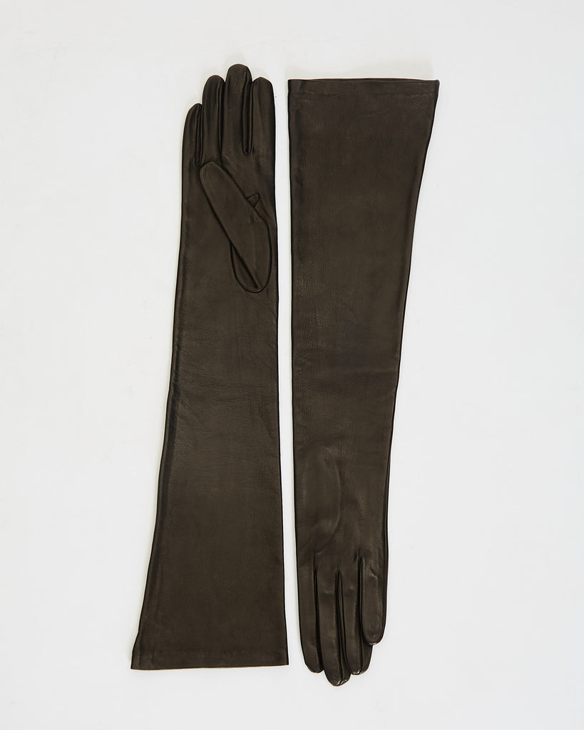 Dries Van Noten Long Leather Gloves