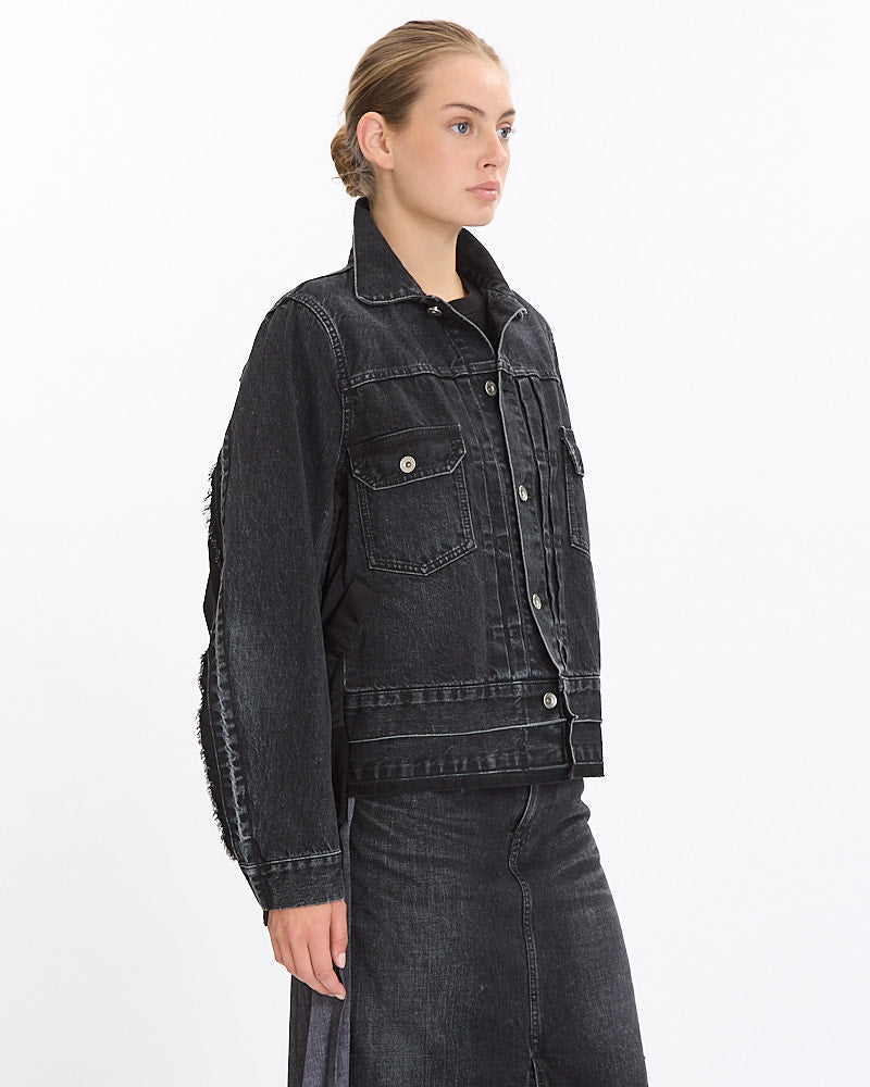 Denim x Nylon Twill Jacket – 119 Corbo