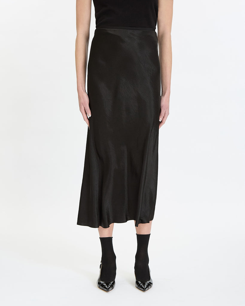 Maison Margiela Satin Midi Skirt