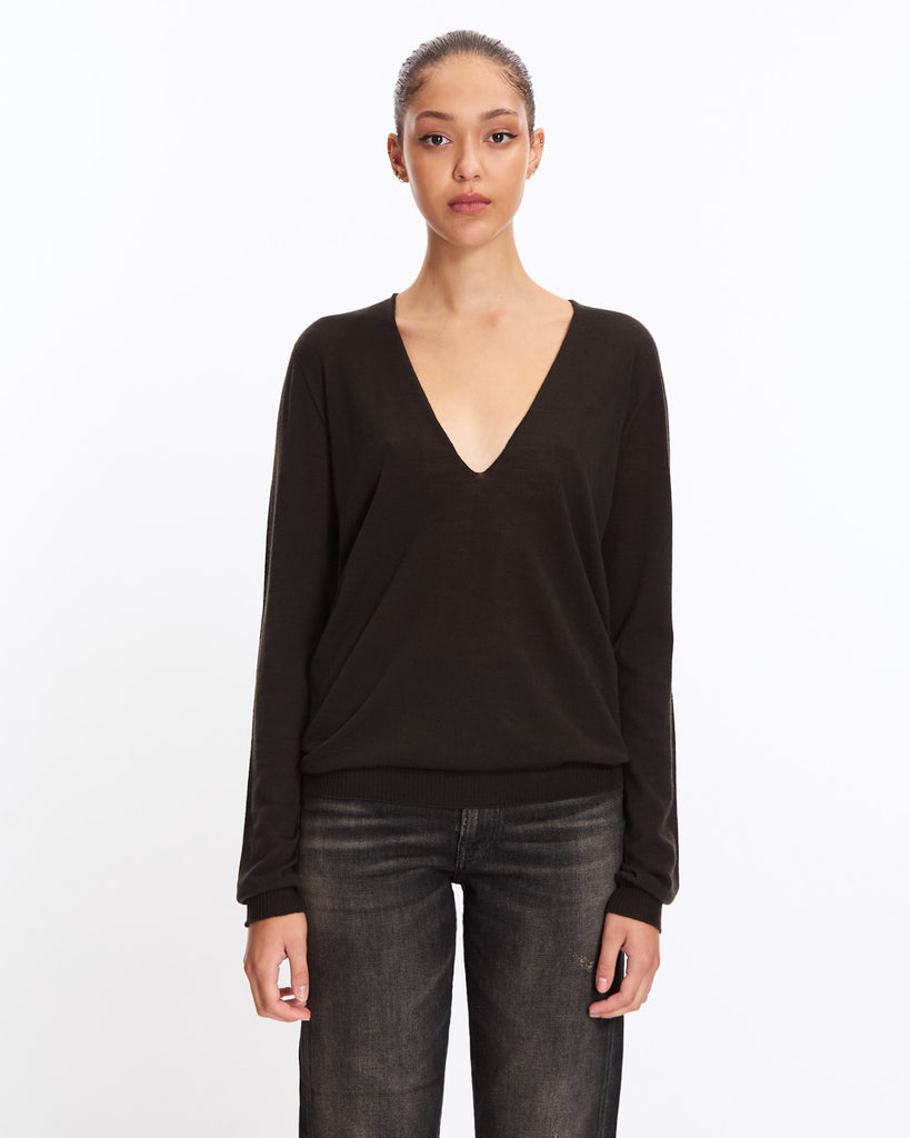 Rick Owens V-Neck Pull Knit