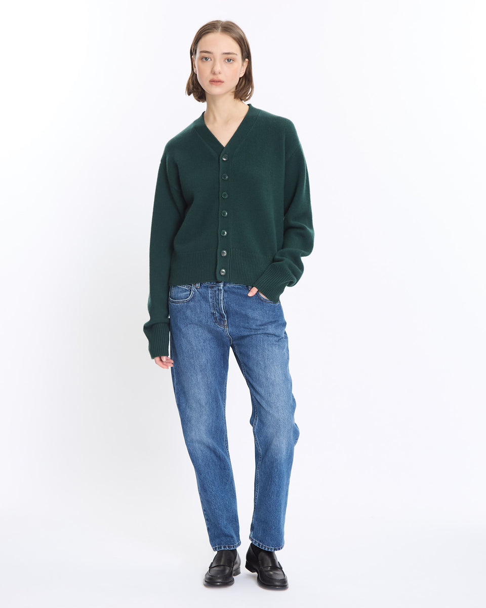 EXTREME CASHMERE / N°309 CLOVER - Felt Extreme Cashmere N°309 Clover cashmere-blend cardigan