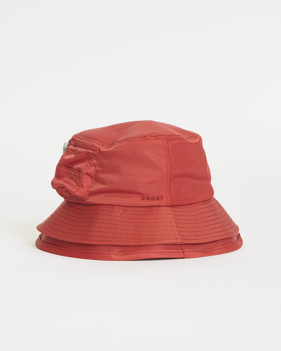 sacai サカイ Nylon Twill Double Brim Hat Sacai - Nylon Twill Double Brim Hat | HBX - Globally Curated