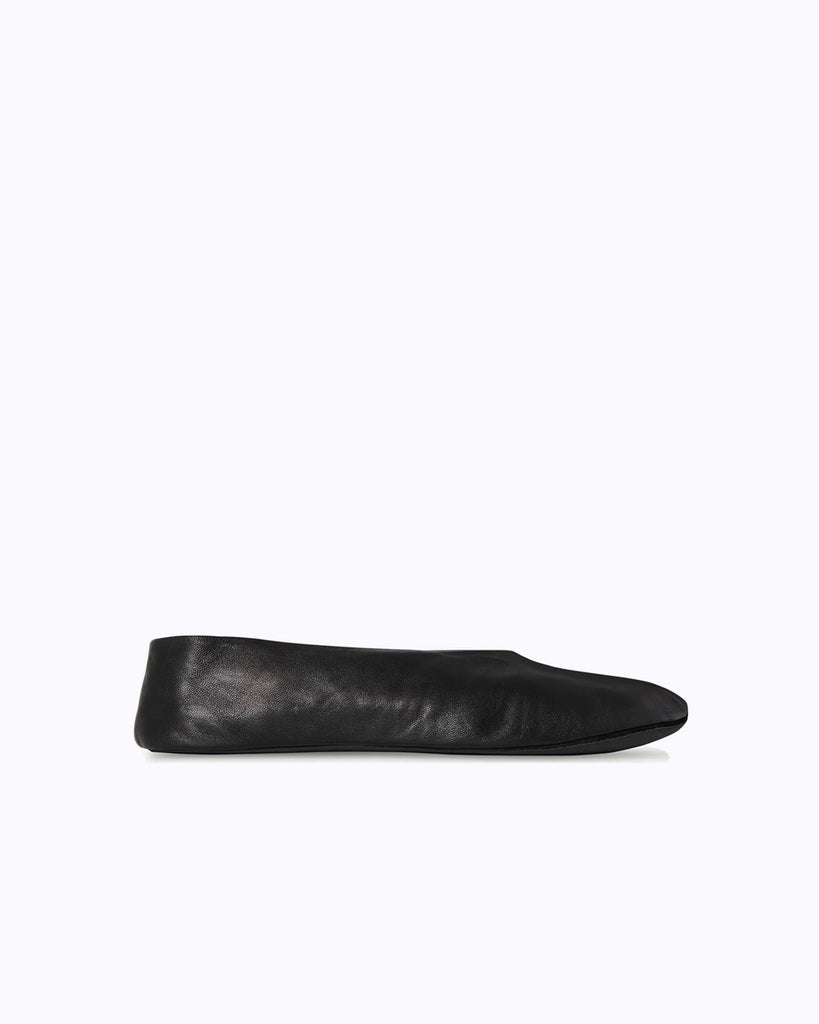 The Row Stella Slipper in black