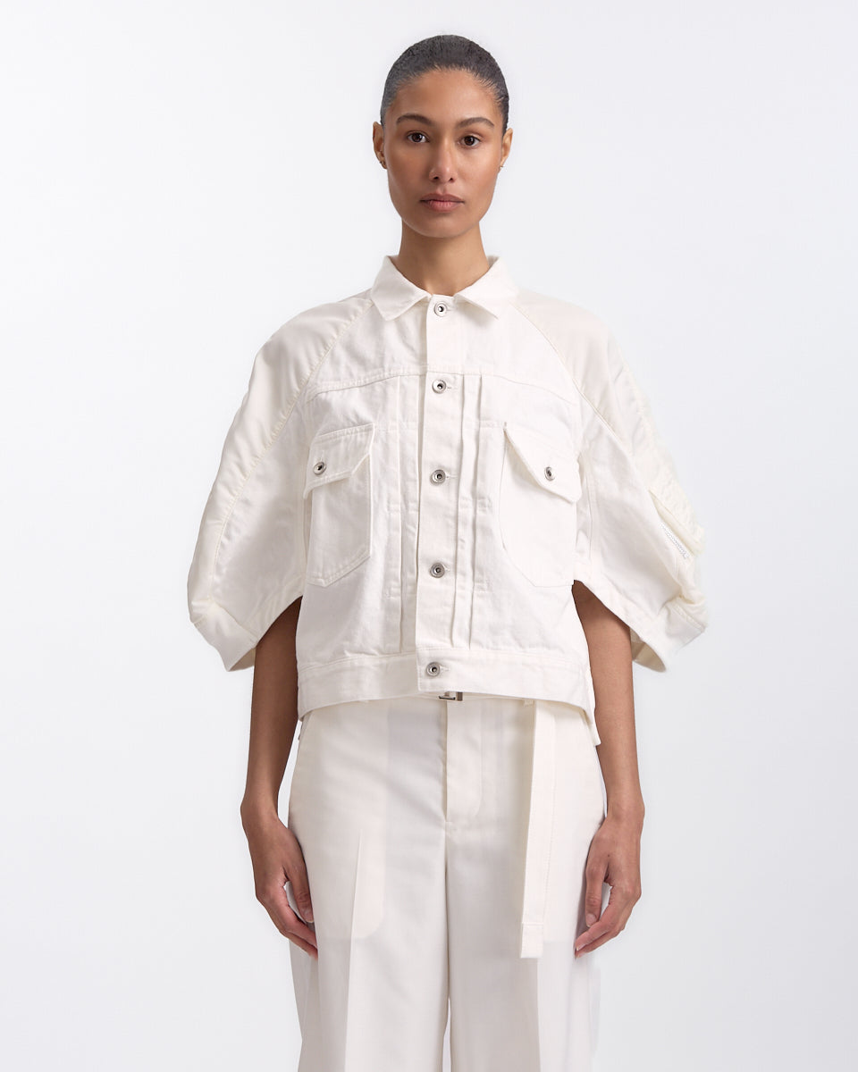 Denim x Nylon Twill Jacket – 119 Corbo