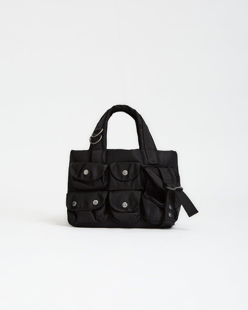 Sacai Nylon Tote Bag Small in black