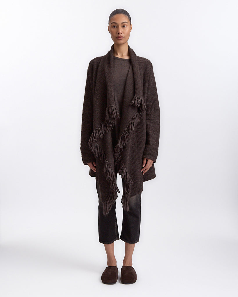 Lauren Manoogian Knitweave Coat in blackened