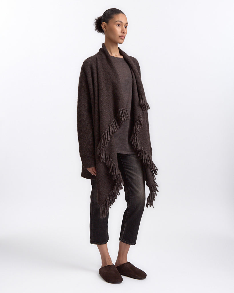 Lauren Manoogian Knitweave Coat in blackened