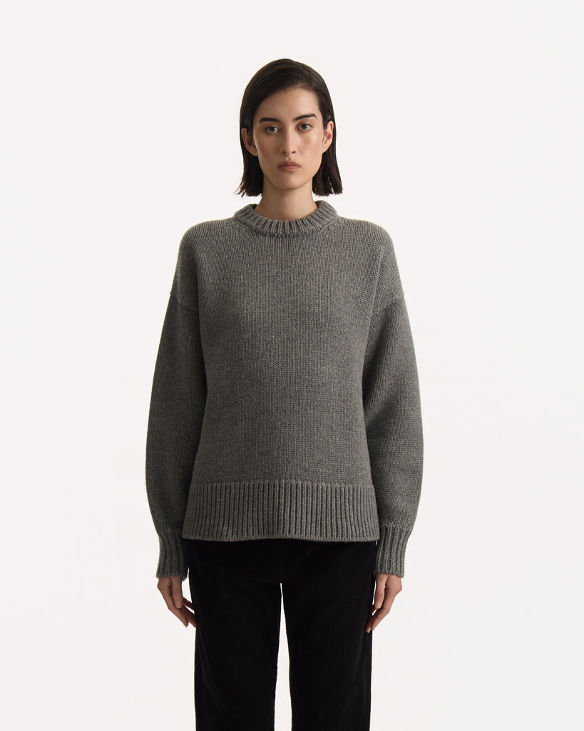 The Row Ophelia Sweater in grey 