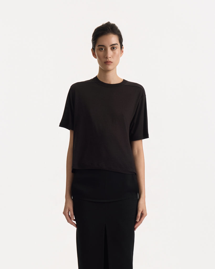 Rick Owens Cropped Brad T-Shirt 