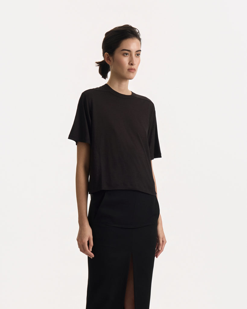 Rick Owens Cropped Brad T-Shirt 
