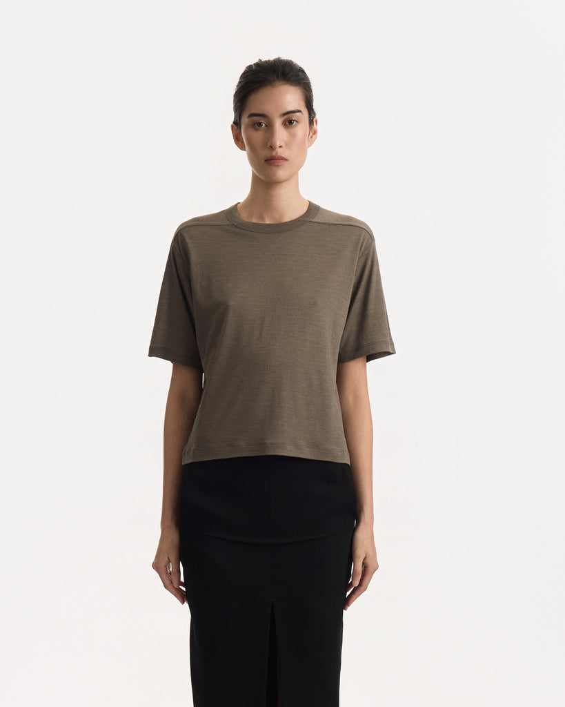 Rick Owens Cropped Brad T-Shirt