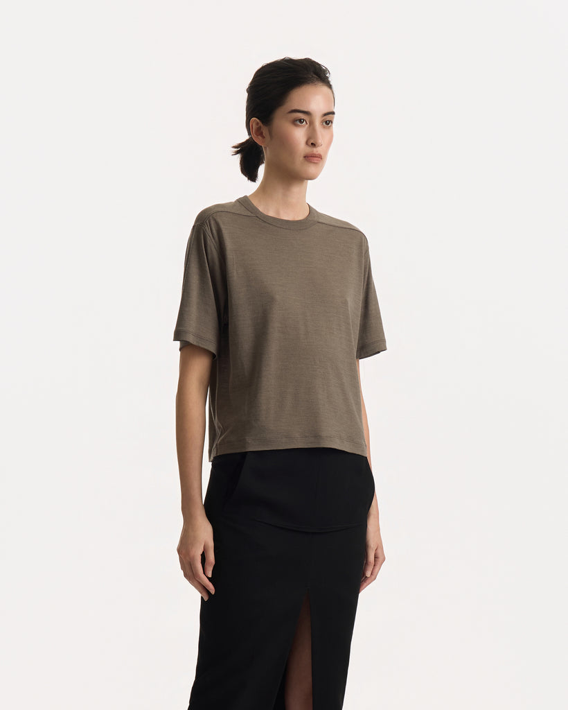 Rick Owens Cropped Brad T-Shirt