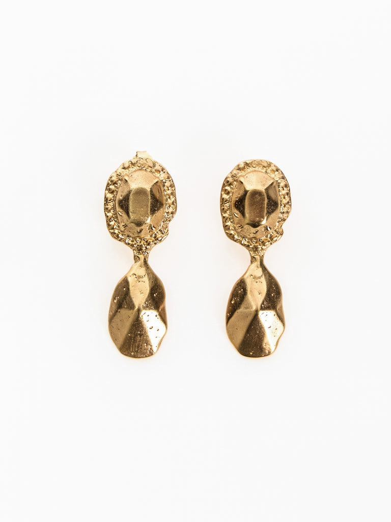 Small Diamond Drop Earrings
