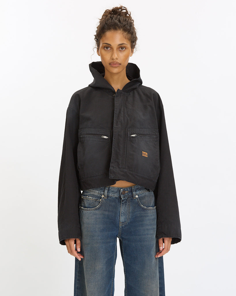 Balenciaga Cropped Jacket in black