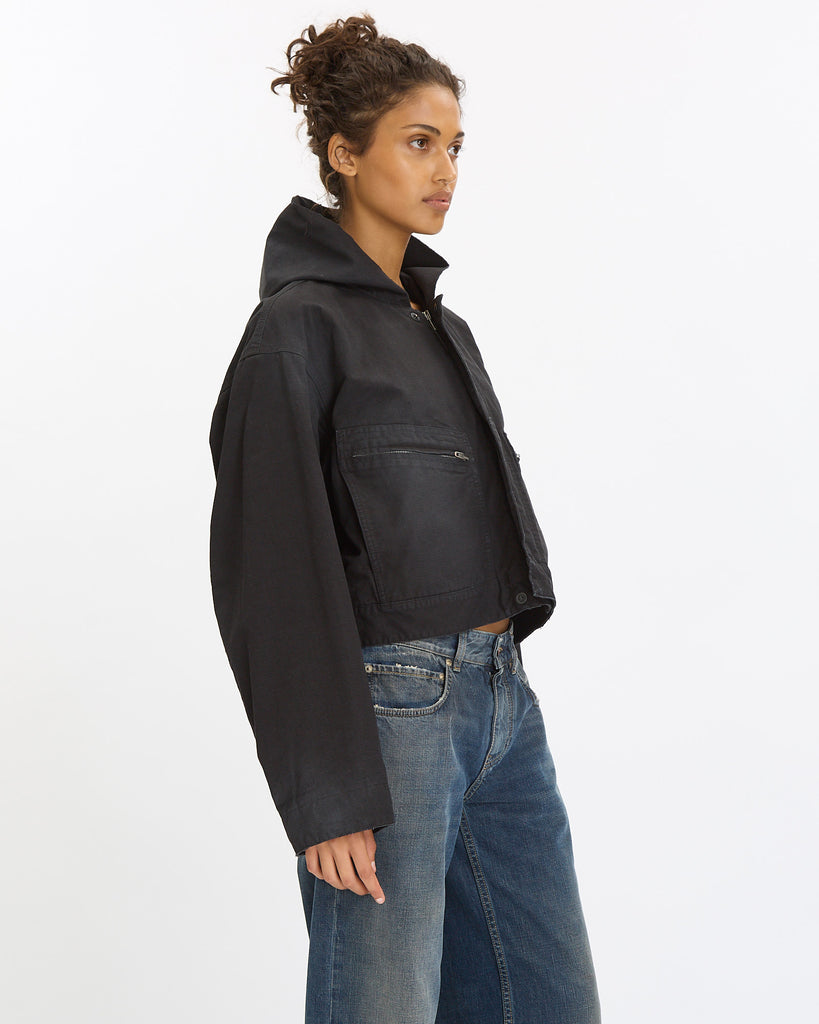 Balenciaga Cropped Jacket in black