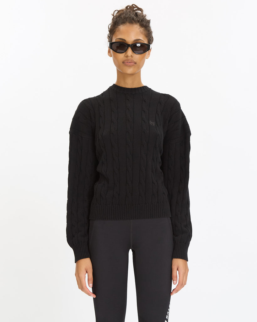 Balenciaga Semi Fitted Top in black