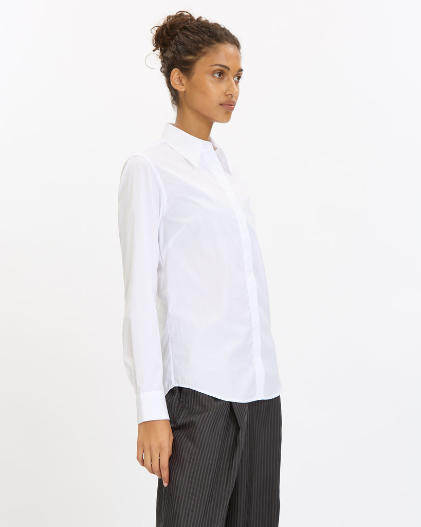 Dries Van Noten Chowy Shirt in white
