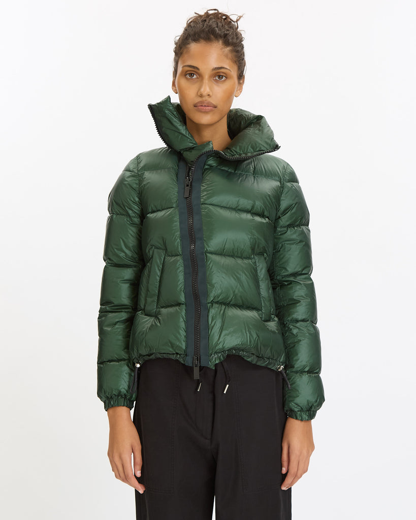 Sacai Puffer Jacket in green