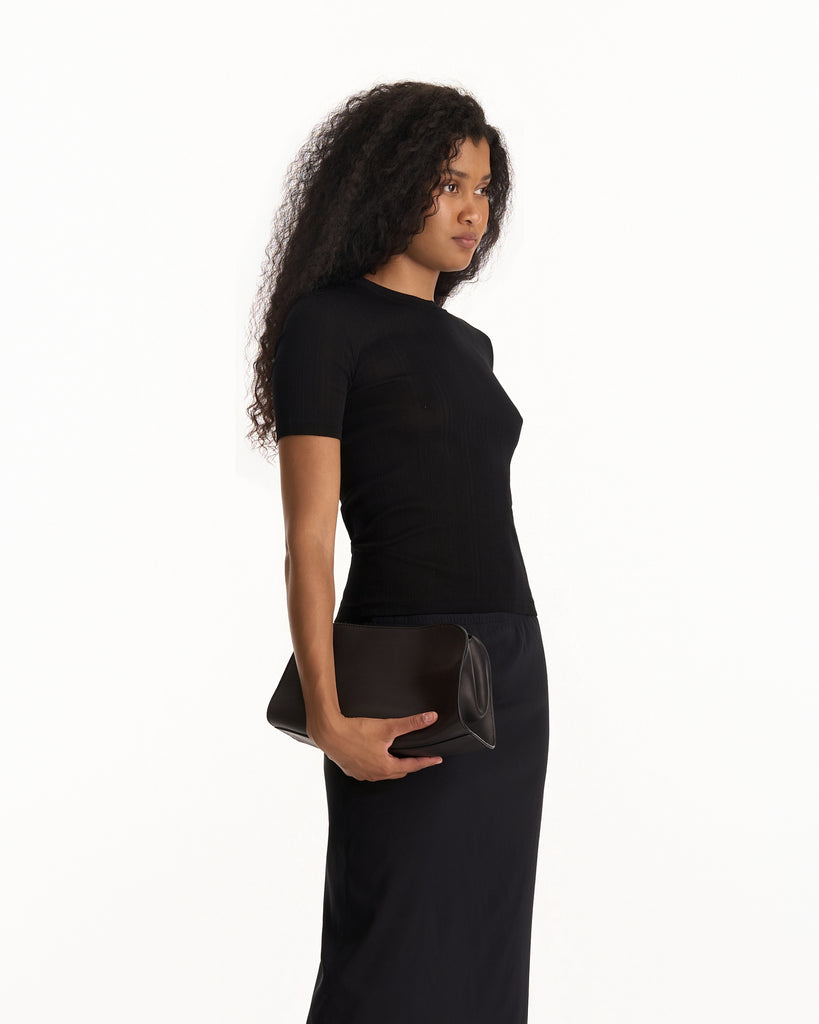 The Row Etina Top in black