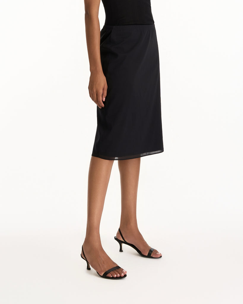 The Row Ivera Skirt in black
