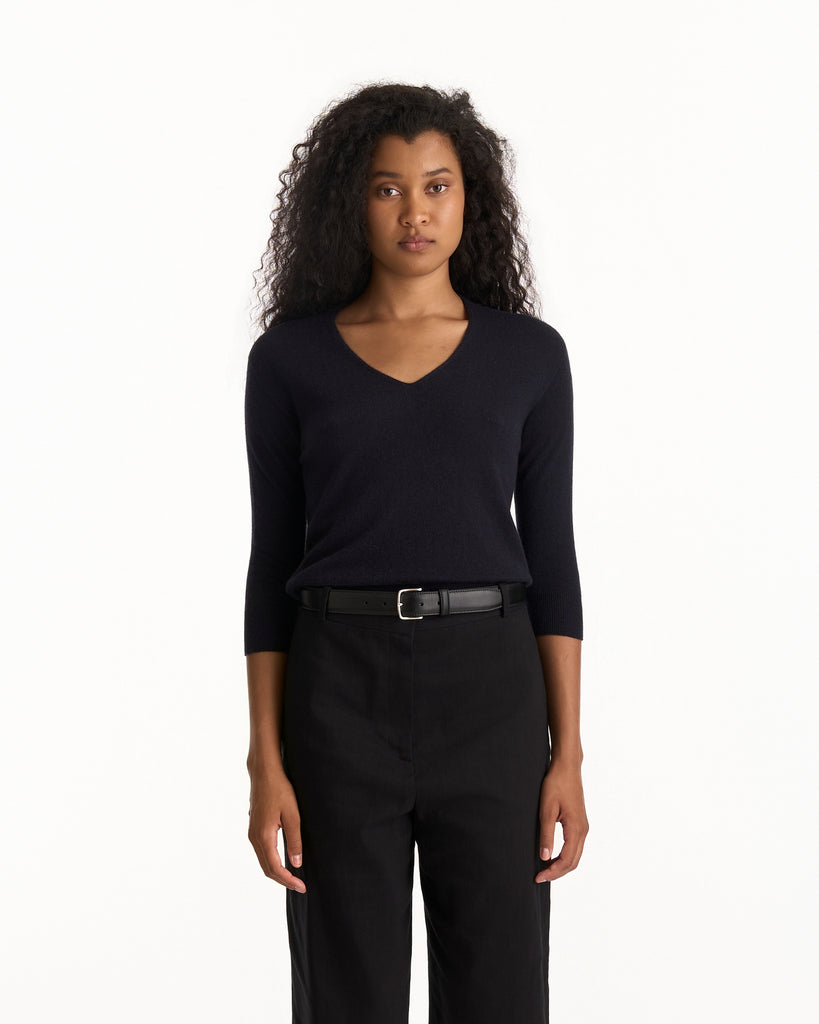 The Row Orchidea Top in twilight