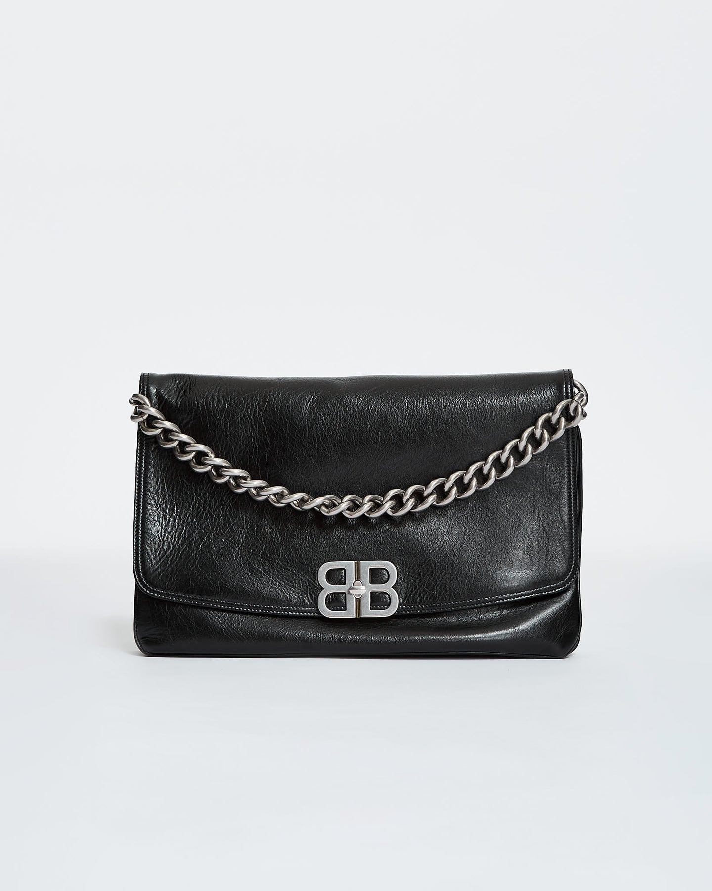 Bb Soft Flap Bag - Balenciaga - Leather - White