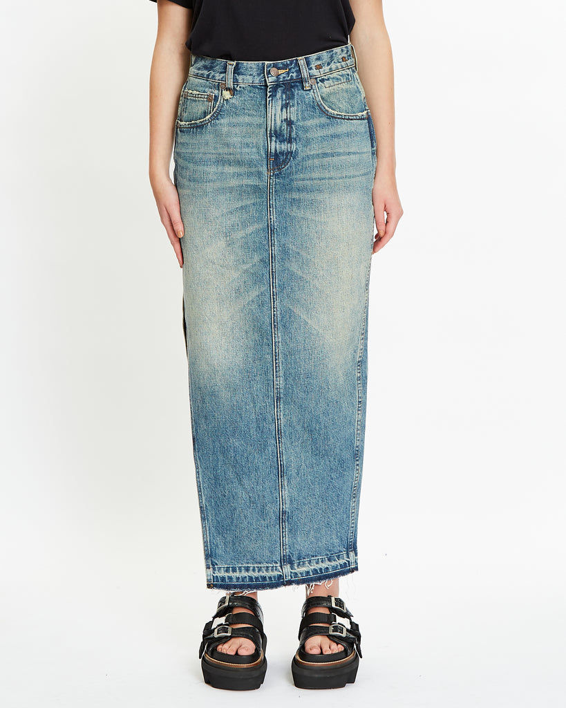 R13 Side Slit Skirt