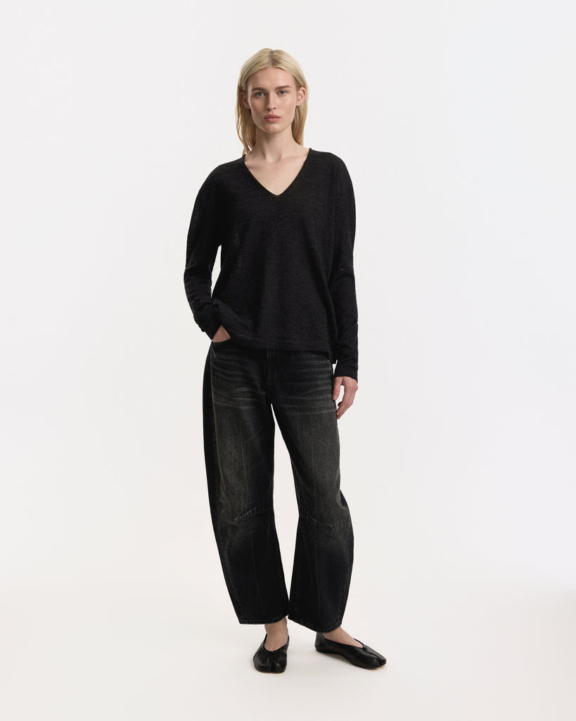 Lauren Manoogian Fine Low V Neck