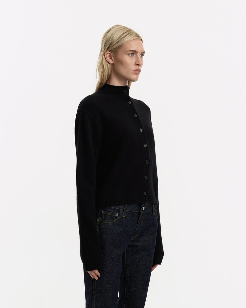 Khaite Annora Cardigan in black 