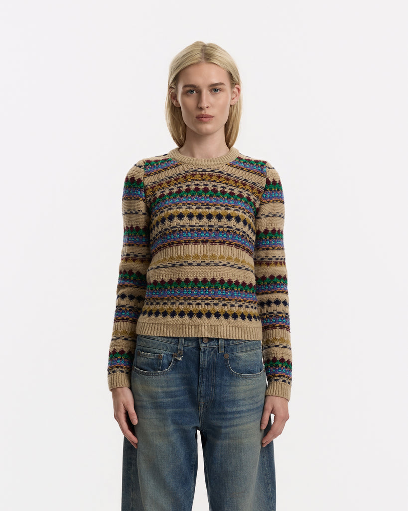 Dries Van Noten Tedd Sweater in champagne 