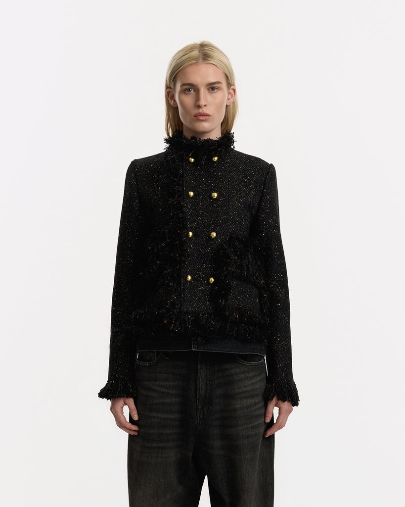 Sacai Nep Tweed x Denim Jacket