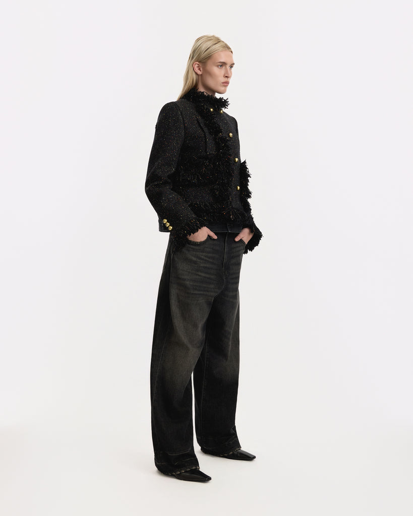Sacai Nep Tweed x Denim Jacket