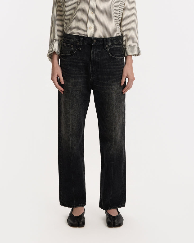R13 Boyfriend Jean in brixton black 