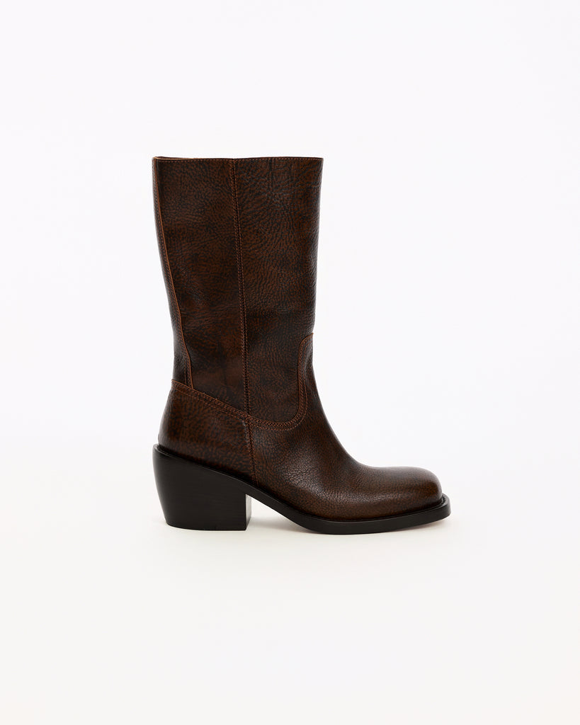 Dries Van Noten Leather Boot Q136