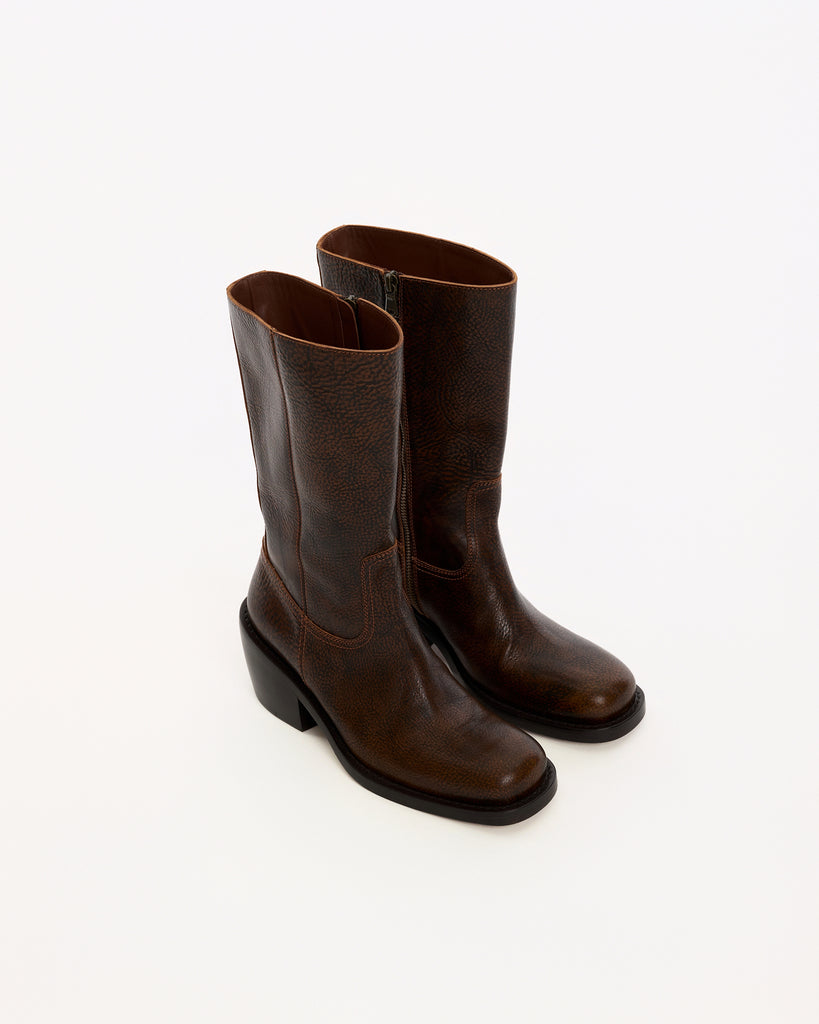 Dries Van Noten Leather Boot Q136