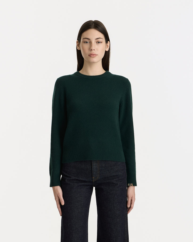 Extreme Cashmere N°430 Jeanne Sweater in forest
