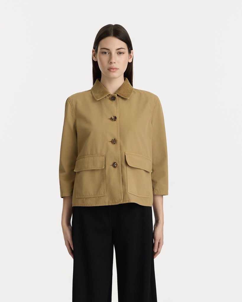 The Row Benka Jacket in beige