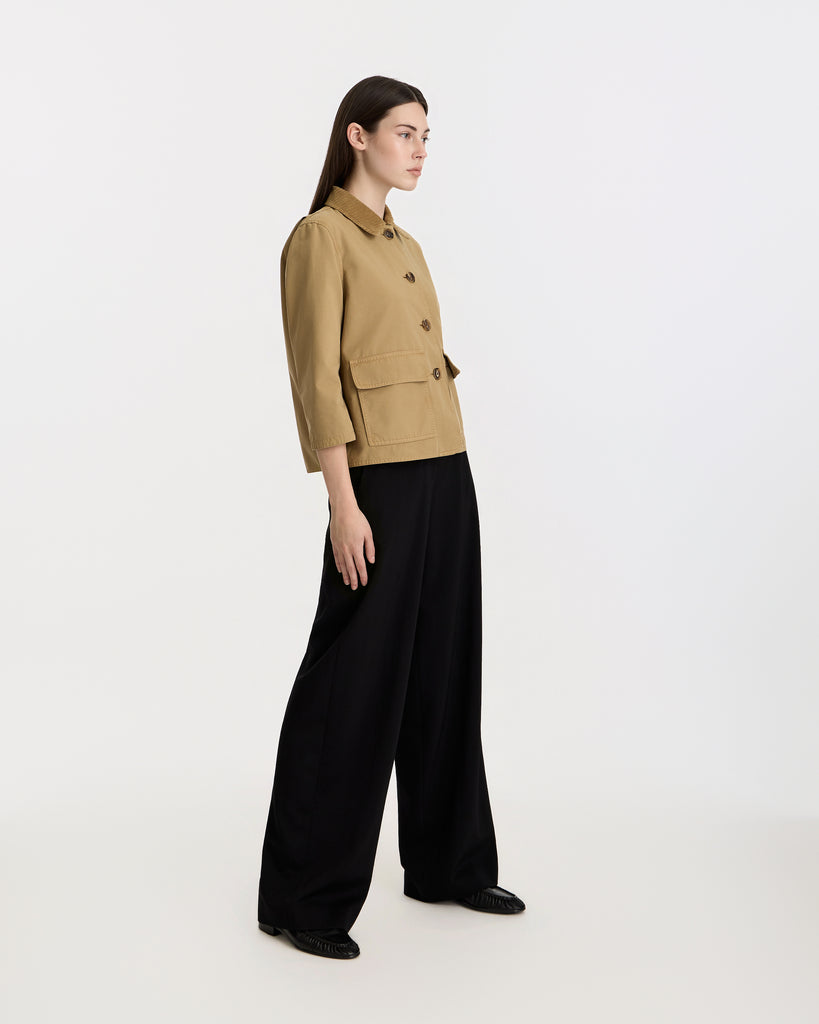 The Row Benka Jacket in beige