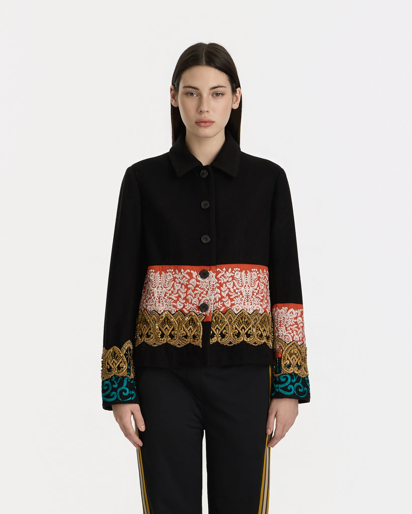 Dries Van Noten Bettsy Bis Emb 4169 Jacket 
