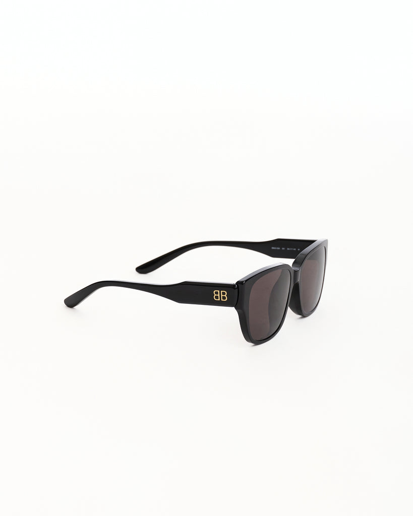 Balenciaga Nova Square Sunglasses in black