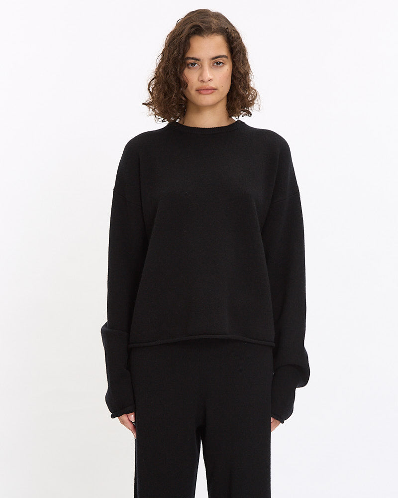 Extreme Cashmere N°246 Comfy Sweater in raven