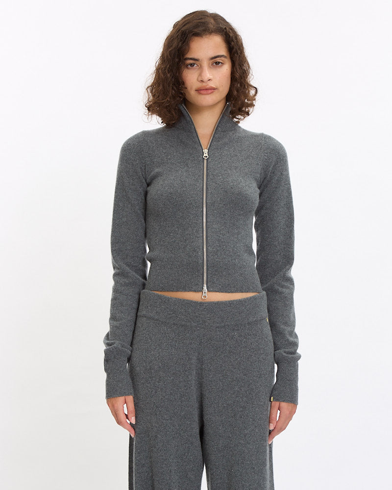 Extreme Cashmere N°302 Lemon Cardigan in felt