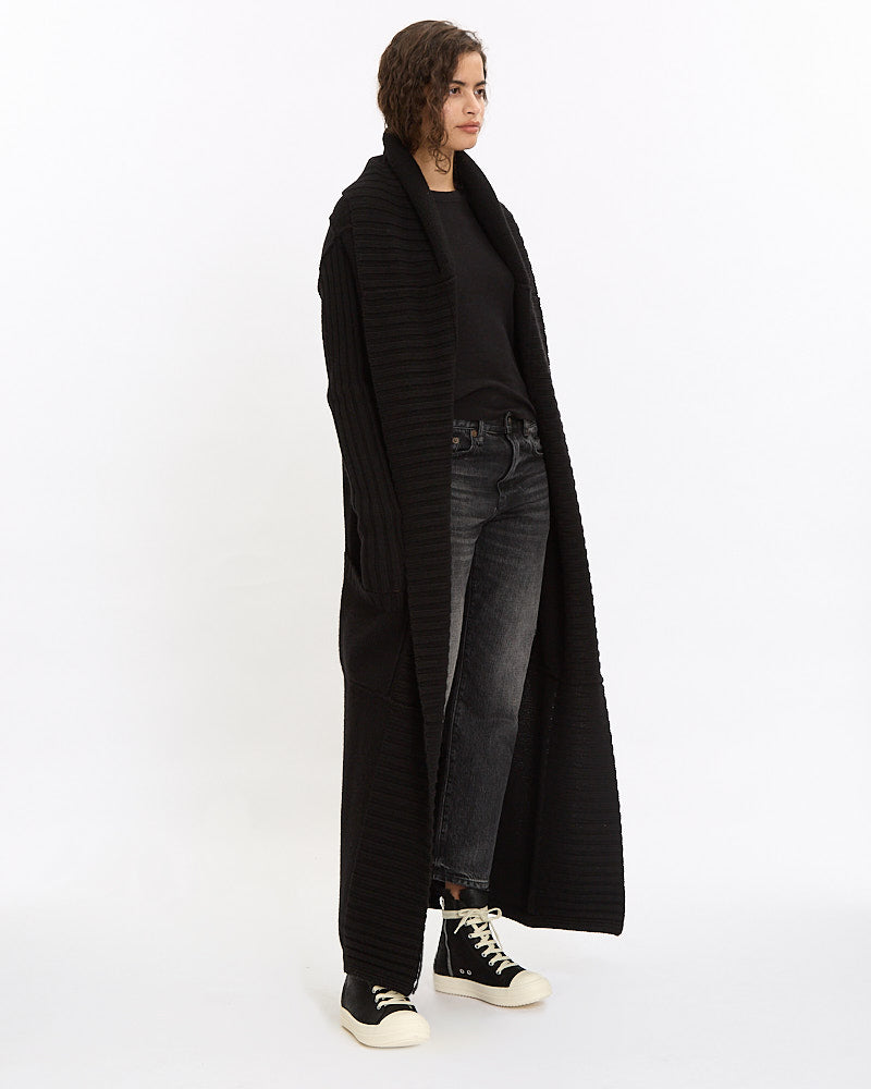 Rick Owens Maglia Cardigan in black