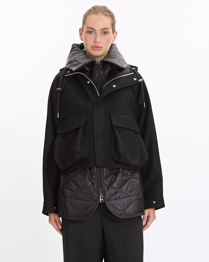 Sacai Wool Melton Blouson